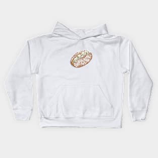 Coconut Bun with Cream Kids Hoodie